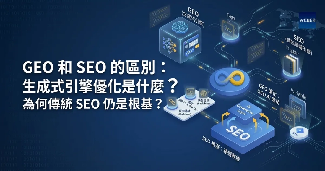 GEO 和 SEO 的區別：生成式引擎優化是什麼？為何傳統 SEO 仍是根基？