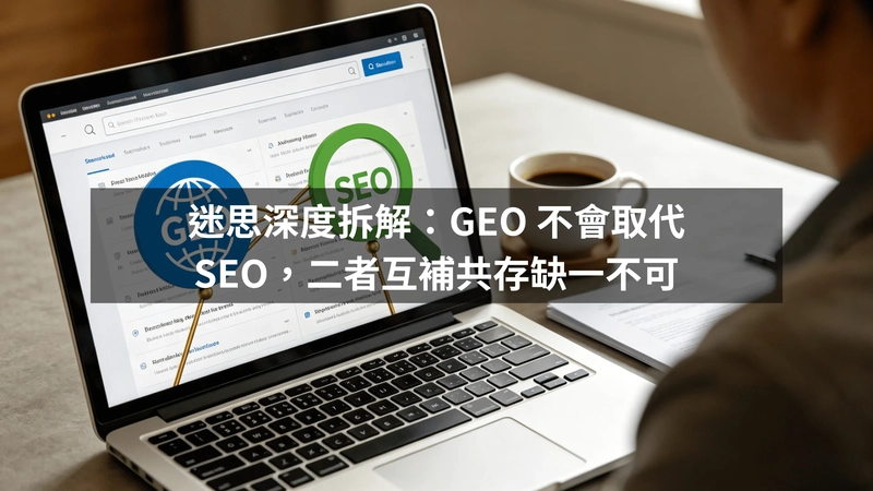 迷思深度拆解：GEO 不會取代 SEO，二者互補共存缺一不可