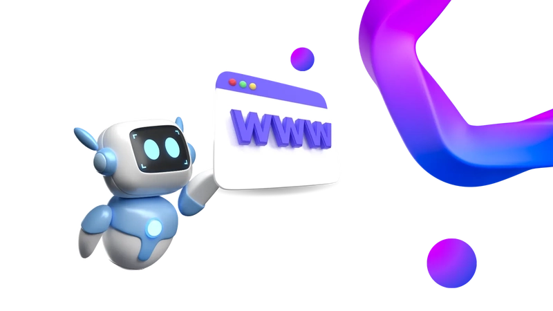 Domain name transfer is received by AI robot